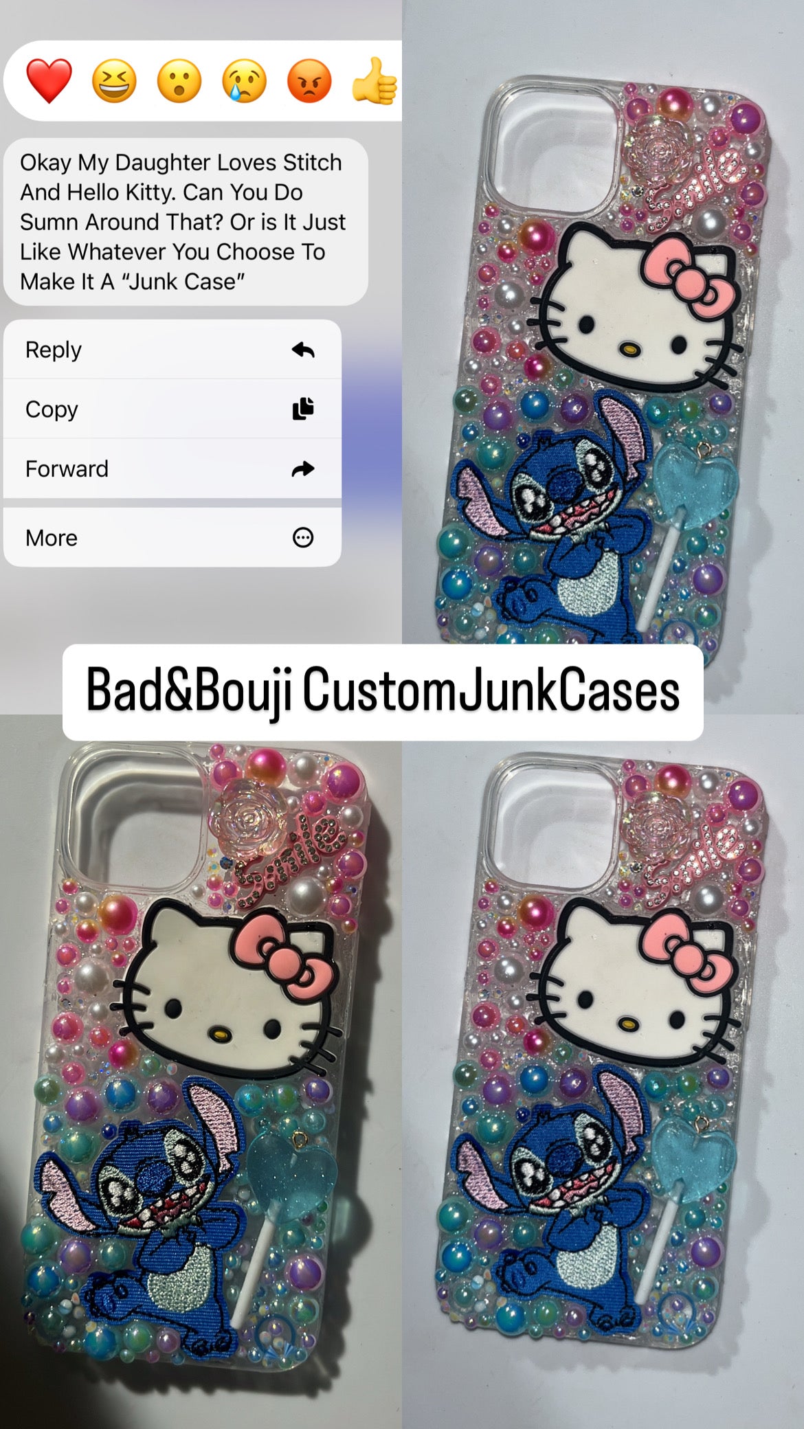 Bouji junk cases (custom all iPhones